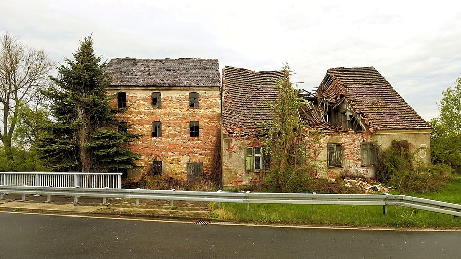 architecture, old, house, building, ruin, abandoned, decay HD wallpaper