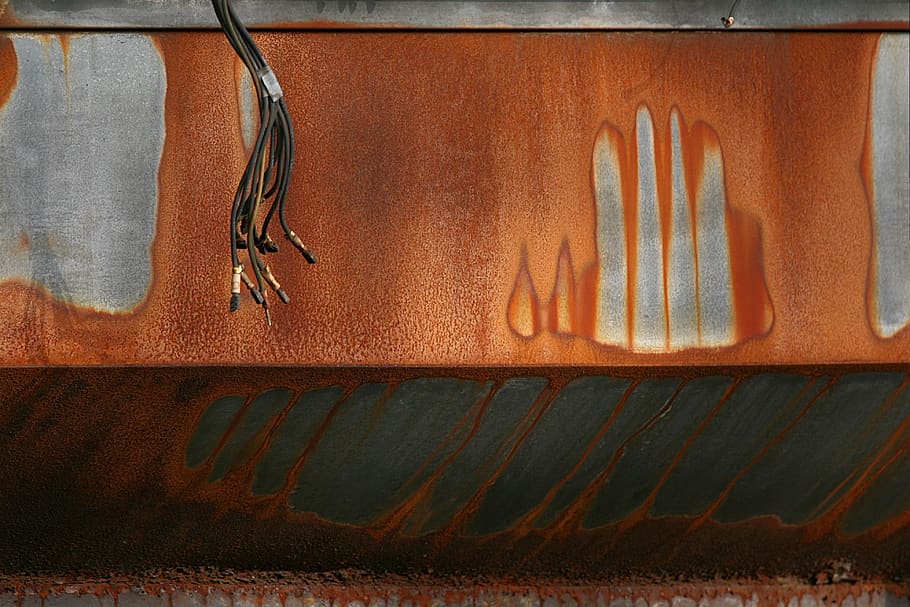 rust, orange, cable, industry, color, abstract, rusted, metal HD wallpaper