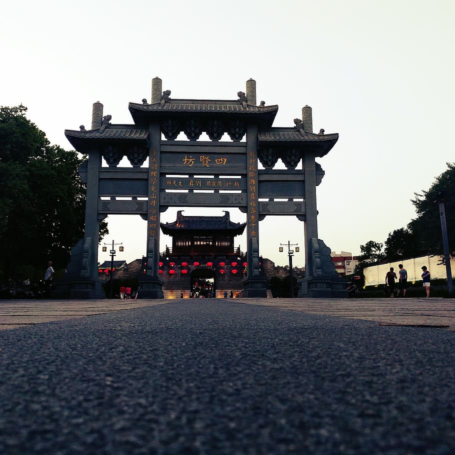 中国, 赣州市, architecture, built structure, sky, transportation HD wallpaper