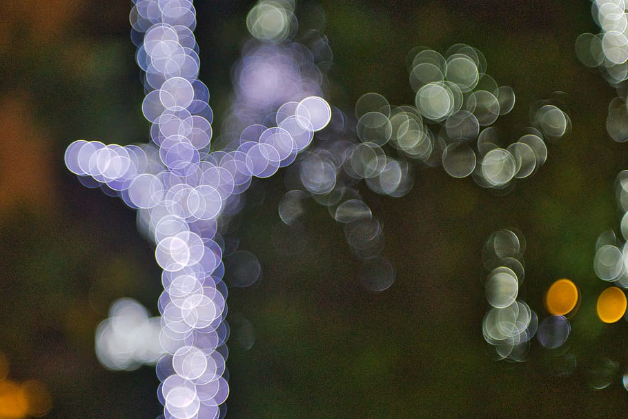 bokeh photography, no people, close-up, illuminated, defocused HD wallpaper