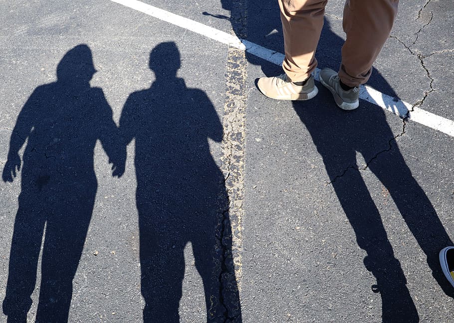 shadow, playing, hanging out, friends, walking, cruising, living HD wallpaper