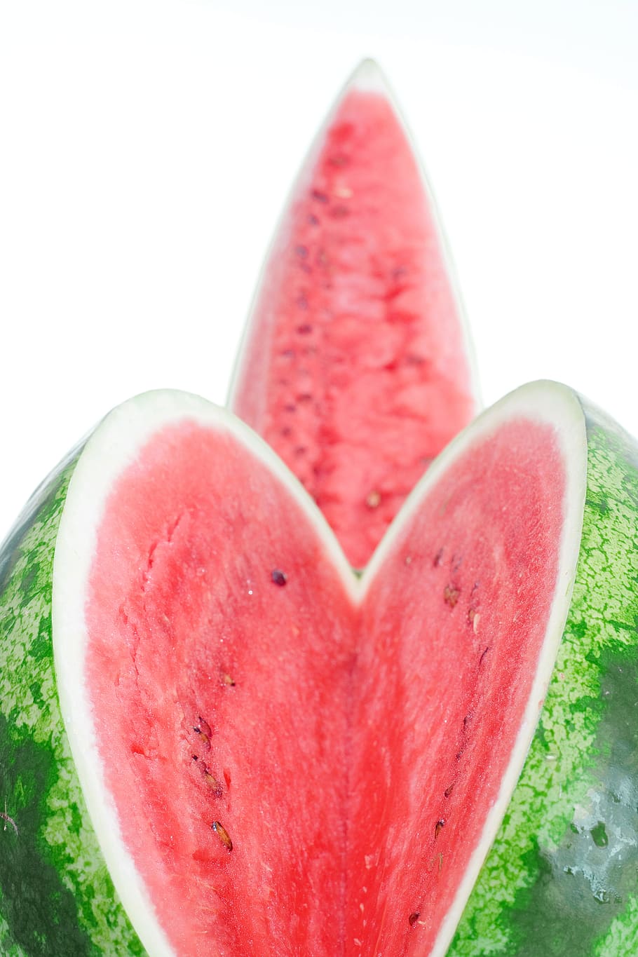 watermelon, slice, isolated, dessert, white, dietfood, sweetfood HD wallpaper