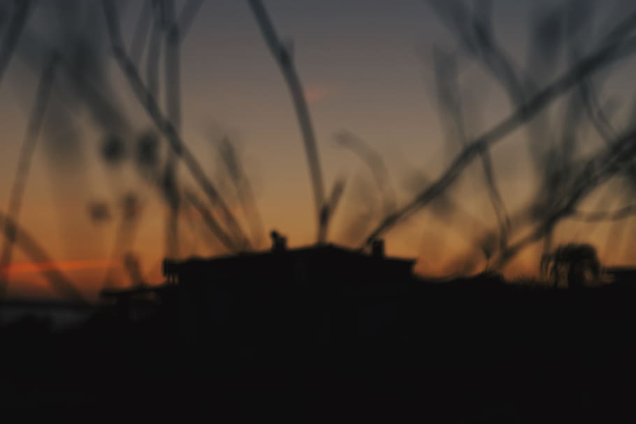 uruguay, josé ignacio, blue, blur, sunset, silhouette, sky HD wallpaper