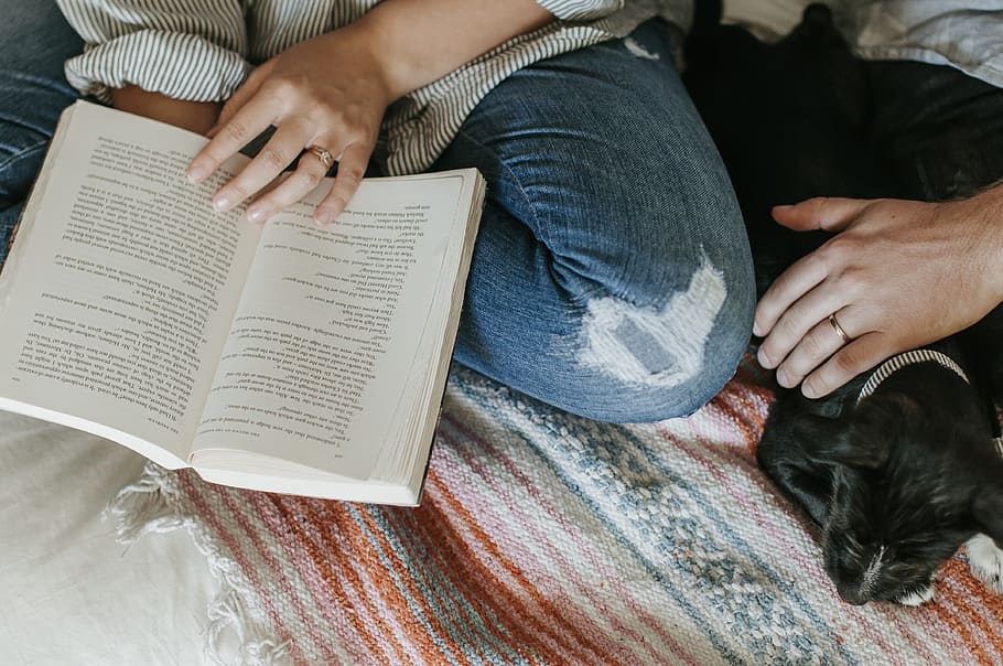white bok, book, open, read, page, woman, model, chill, live HD wallpaper