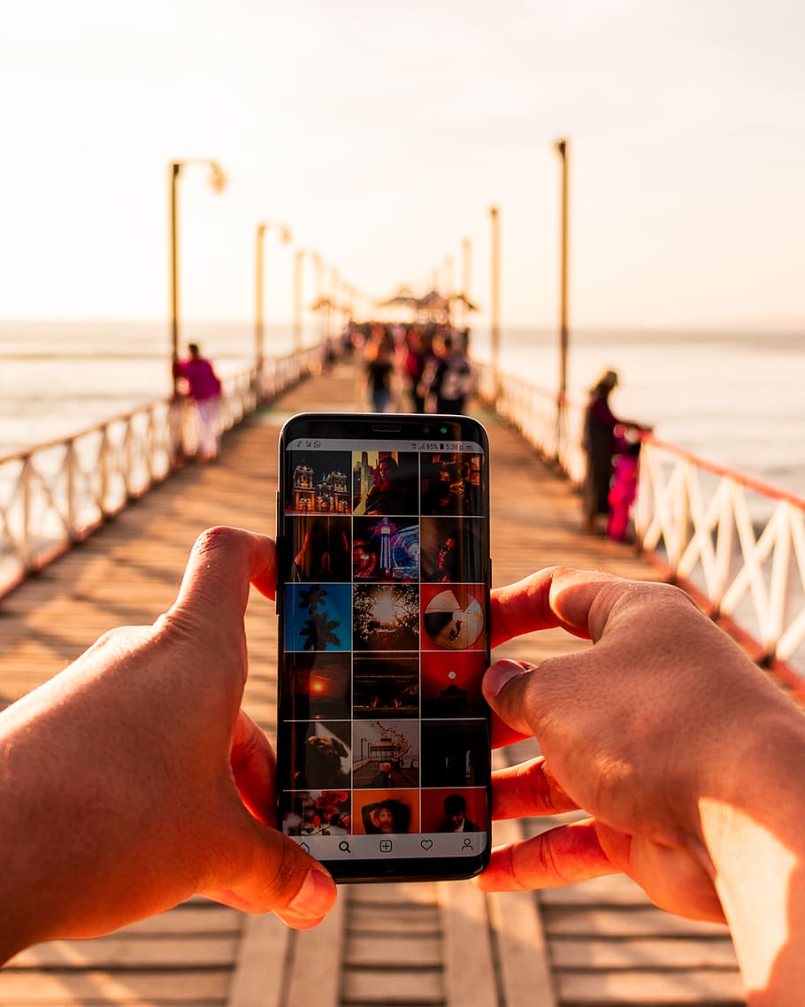 peru, huanchaco, human hand, wireless technology, human body part, HD wallpaper