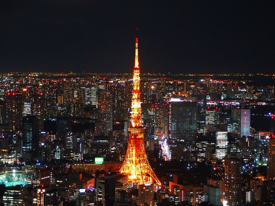 Tokyo Sky Tree, Japan, city, architecture, illuminated, building exterior HD wallpaper