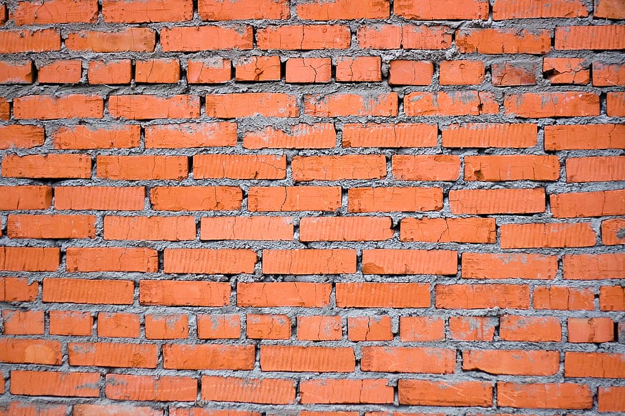 bricks, wall, backgrounds, red, old, white, brown, stone, pattern HD wallpaper