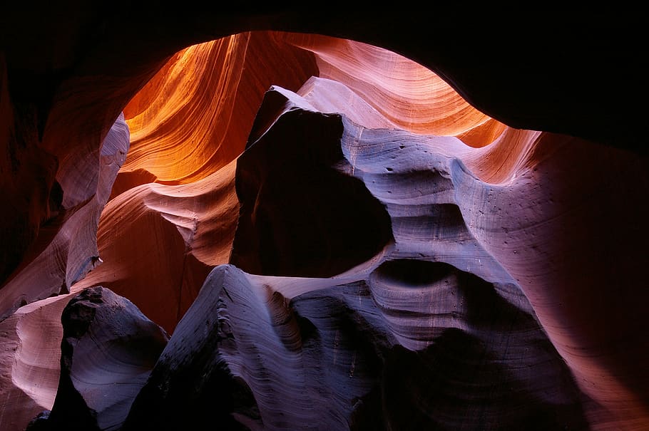 Selective Focus of Photo Grand Canyon at Daytime, antelope canyon