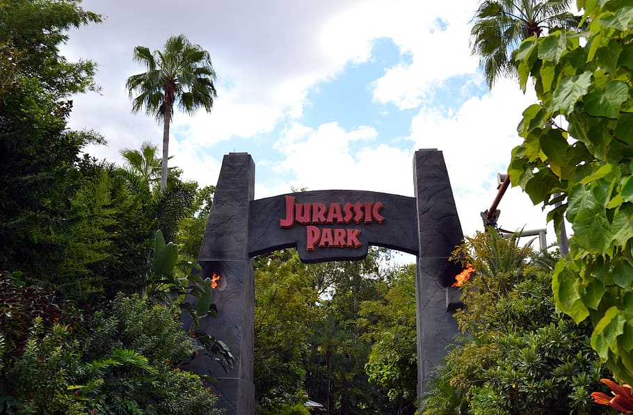 Jurassic Park, clouds, daylight, environment, flora, florida HD wallpaper