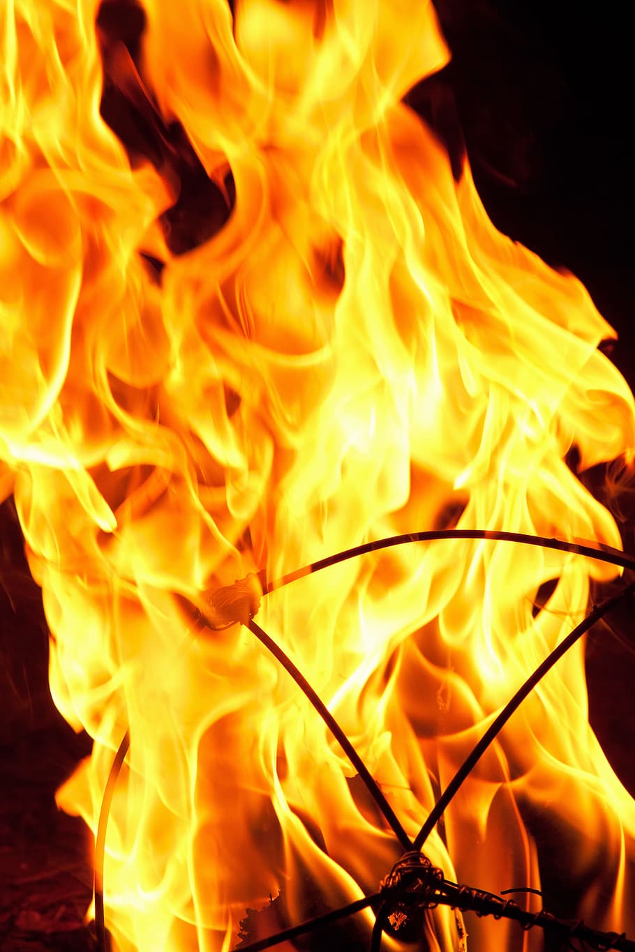 fire, background, beautiful, blaze, blazing, bonfire, burn HD wallpaper