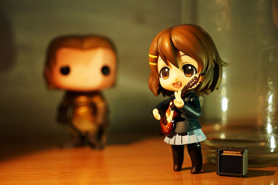 Brown Haired Female Anime Character Figure, amplifier, blur, boots HD wallpaper
