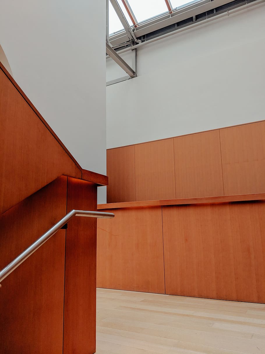 architecture, staircase, steps and staircases, railing, indoors HD wallpaper