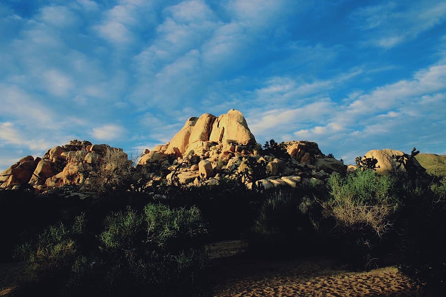 Mountains during Day, clouds, daylight, geology, landscape, nature HD wallpaper