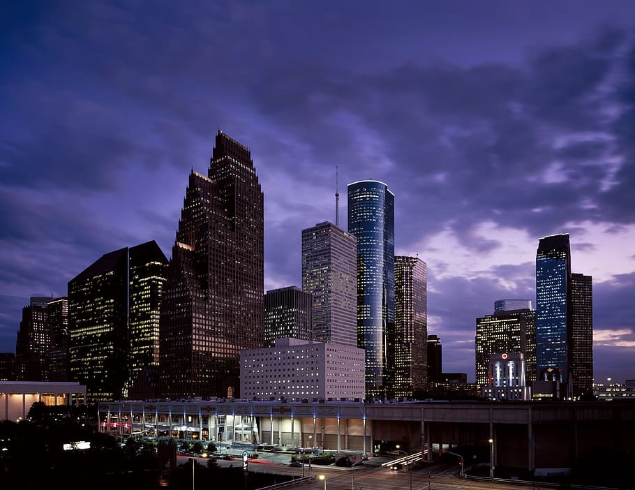city, urban, skyline, construction, architecture, skyscraper HD wallpaper