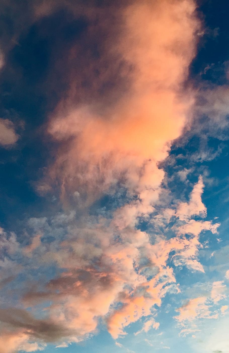clouds, sunset, sky, cloud - sky, beauty in nature, low angle view HD wallpaper