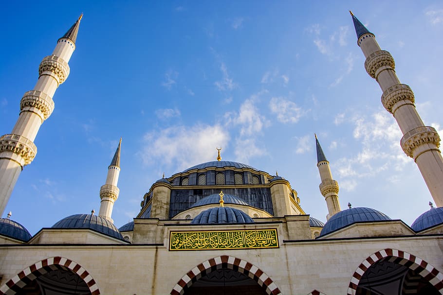 cami, date, religion, minaret, architecture, islam, travel HD wallpaper
