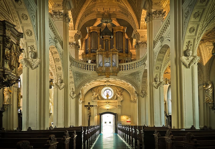 Photography of Church during Daytime, arches, architecture, art HD wallpaper