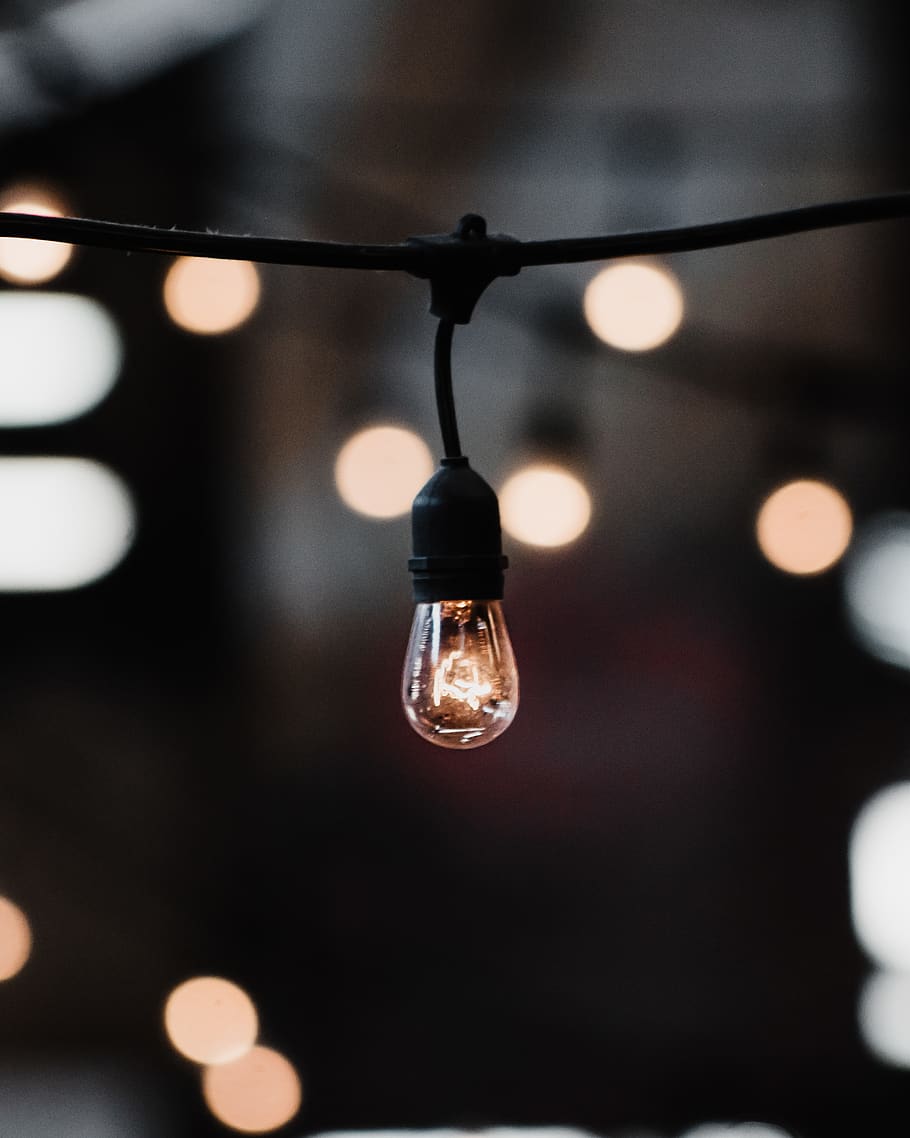 illuminated, lighting equipment, focus on foreground, electricity HD wallpaper