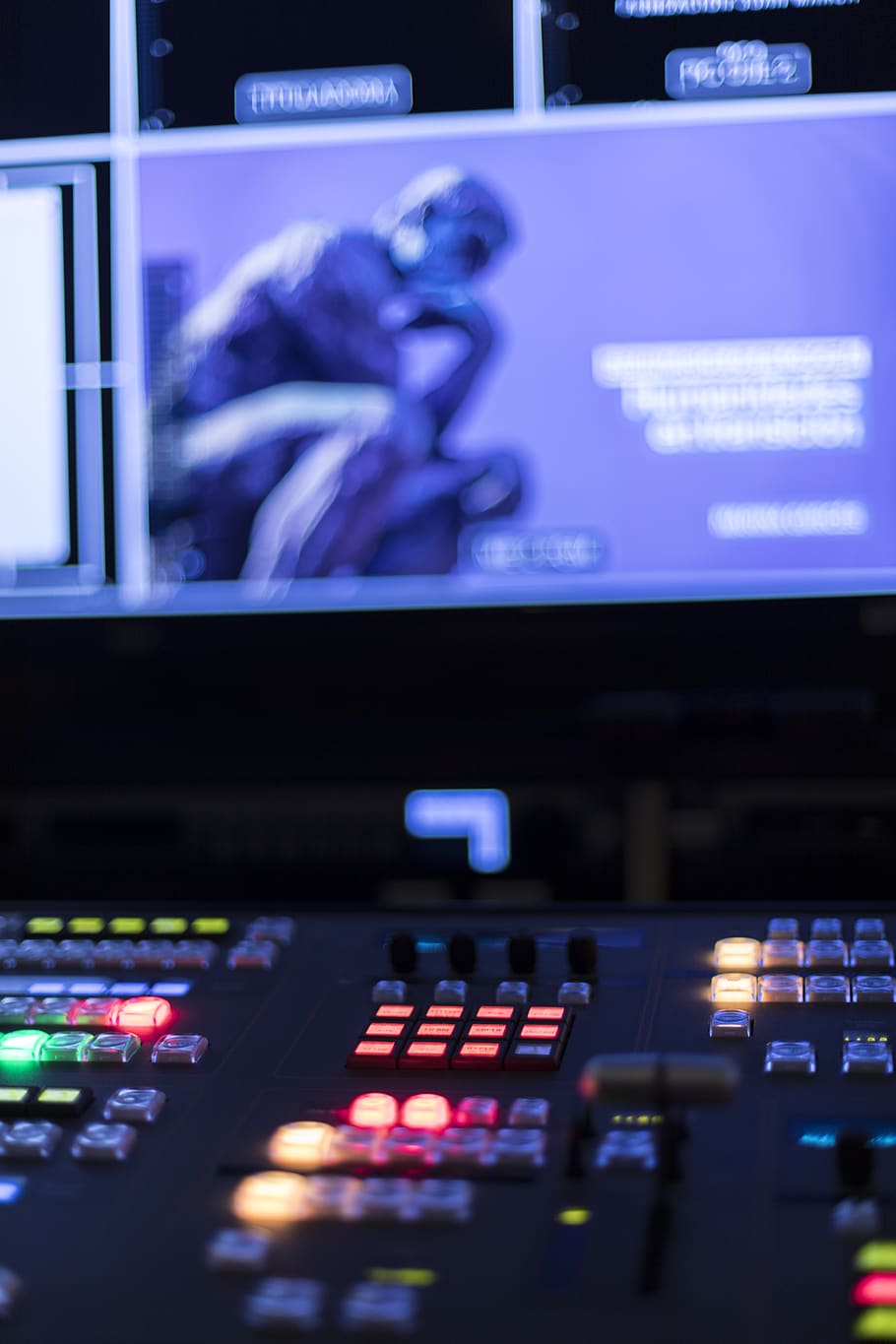 spain, madrid, performance, technology, illuminated, control HD wallpaper