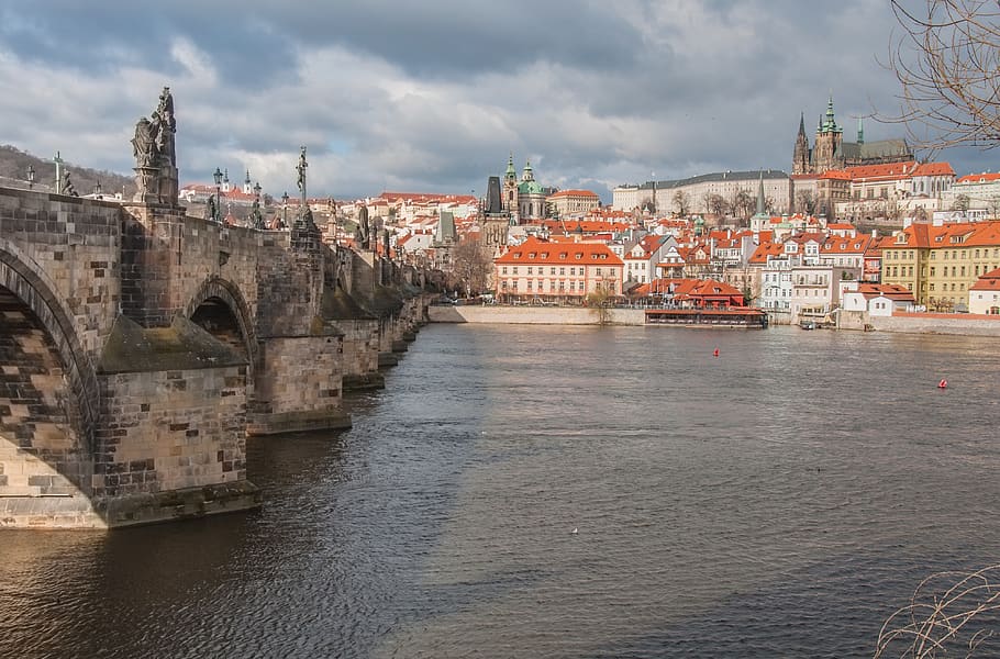 prague, czech republic, city, architecture, europe, church, HD wallpaper