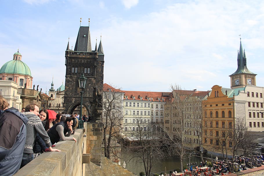 charles bridge, prague, spring, city, europe, travel, tourism HD wallpaper