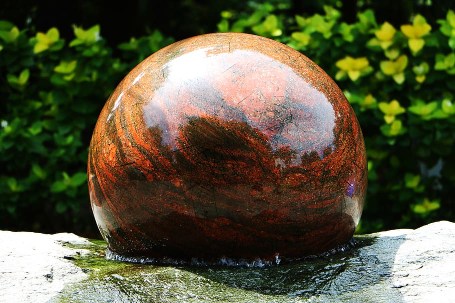 sculpture, marble, stone, close-up, focus on foreground, nature HD wallpaper