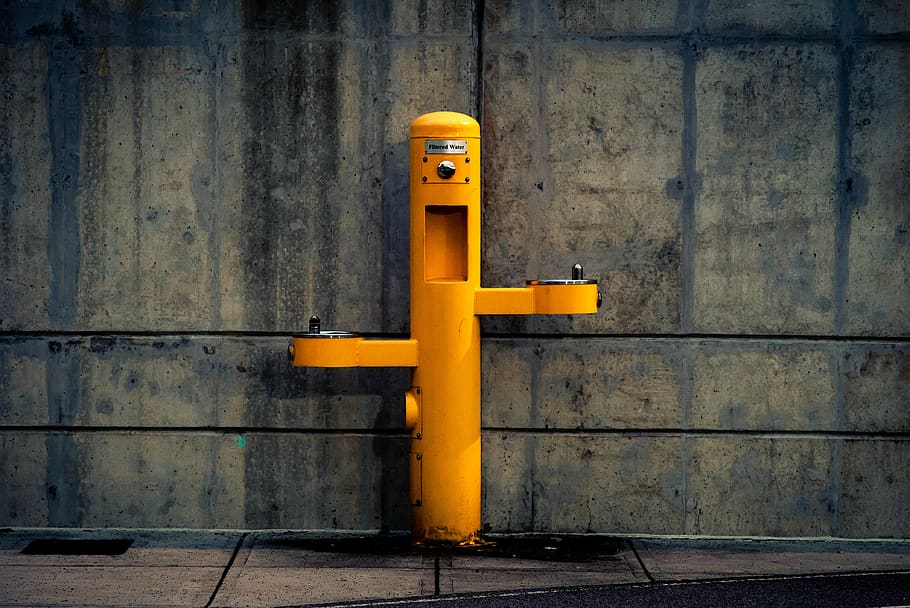 HD wallpaper: yellow pedestal outdoor