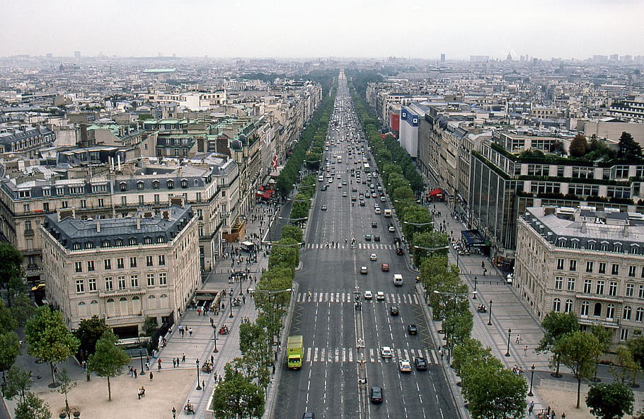 france, paris, city, architecture, high angle view, built structure HD wallpaper