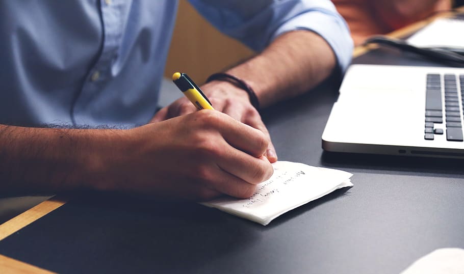 writing, working, notepad, pen, business, desk, office, human hand HD wallpaper