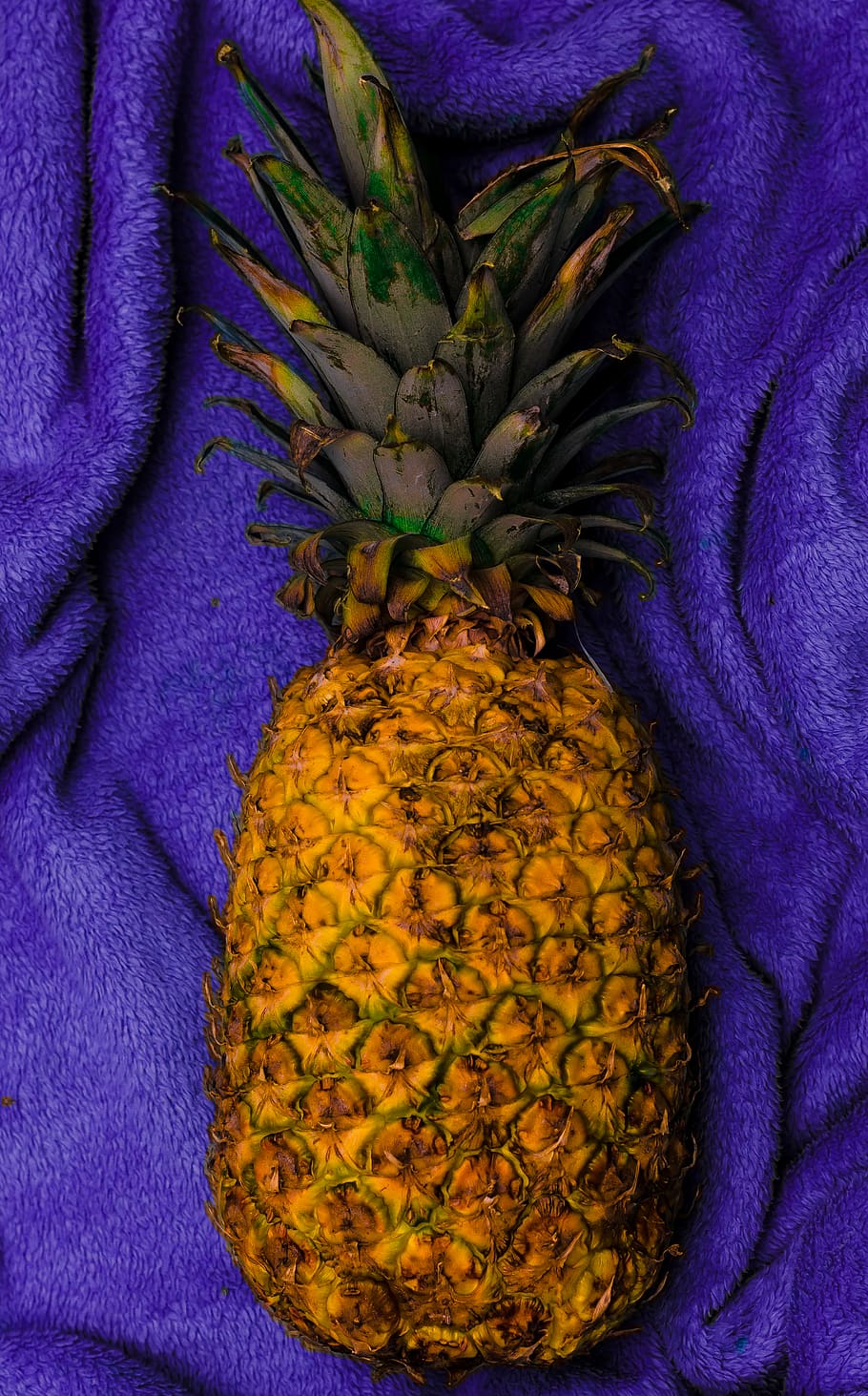 fruit, pineapple, delicious, food, soft, bed, comodo, comfortable HD wallpaper