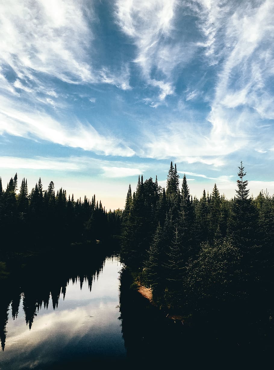 canada, lac-supérieur, mont-tremblant national park, hiking