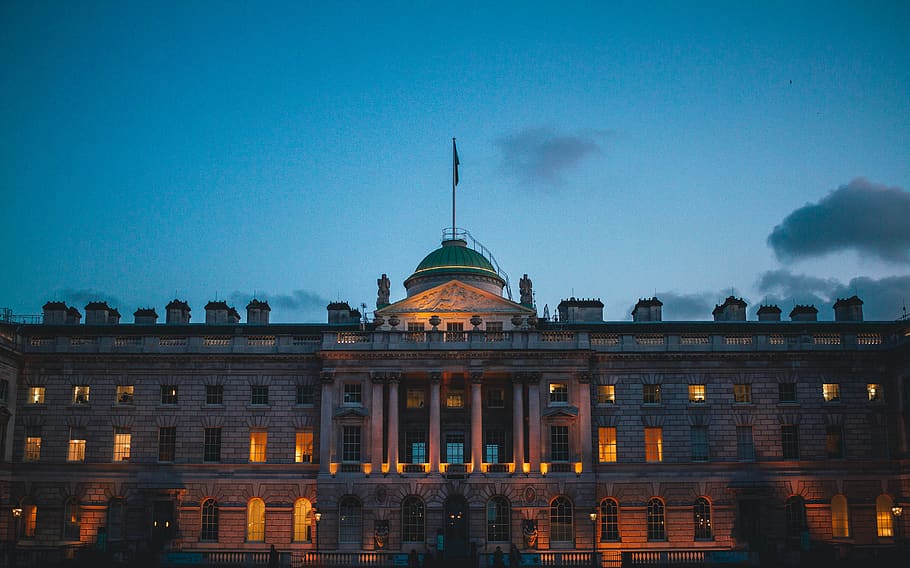 brown capitol under blue sky, architecture, building exterior HD wallpaper