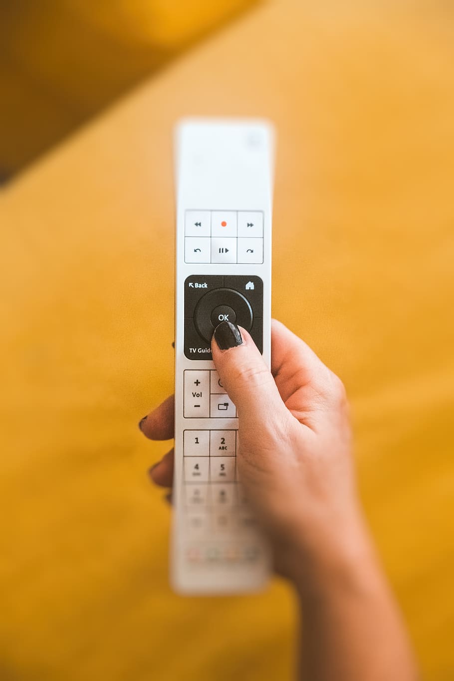 White Remote Control, hand, human hand, human body part, one person HD wallpaper