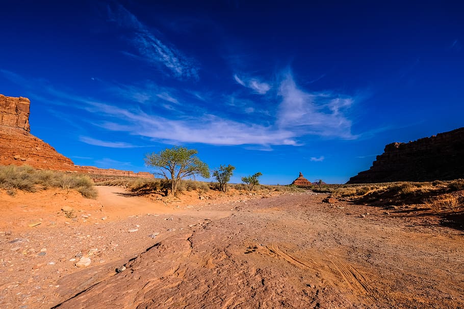 brown rock formation, nature, outdoors, desert, ground, soil, HD wallpaper