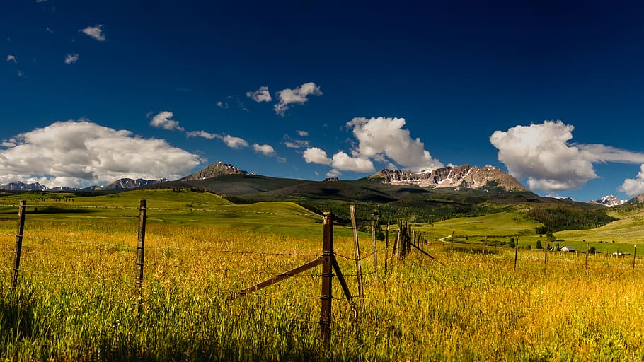 green field view, landscape, sky, cloud - sky, environment, scenics - nature HD wallpaper