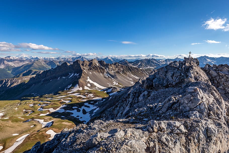 mountain range, outdoors, nature, peak, switzerland, scenery HD wallpaper