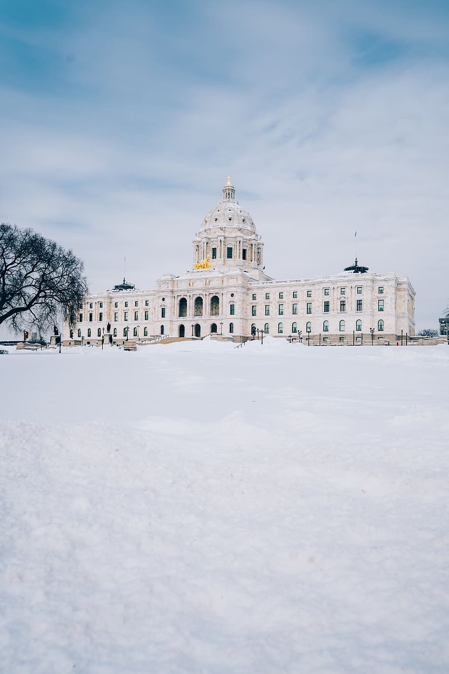 White House, architecture, building, cold, dome, exterior, facade HD wallpaper