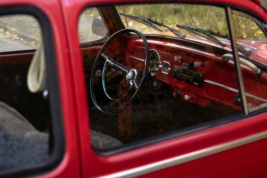 red vehicle, mode of transportation, car, motor vehicle, land vehicle HD wallpaper
