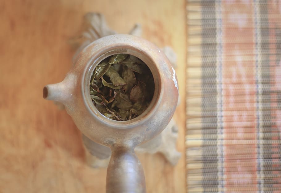 tea, teapot, teaceremony, textile, potttery, teaware, indoors HD wallpaper