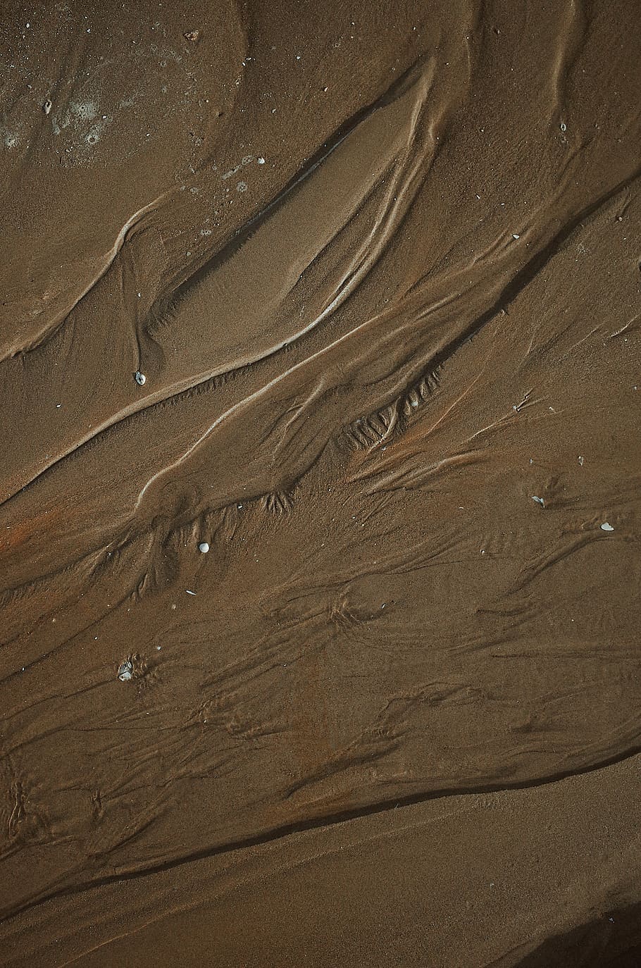 brown sand, soil, outdoors, nature, dune, texture, bay, wave HD wallpaper