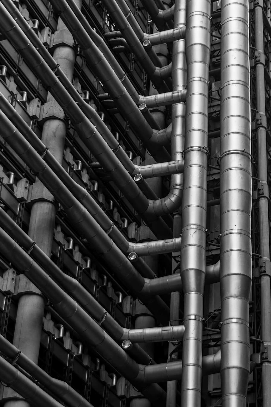 london, lloyd's building, united kingdom, england, uk, architecture, HD wallpaper