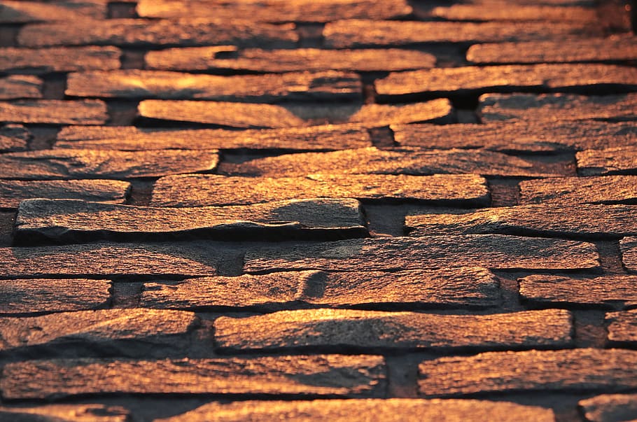 cobblestones, paving stones, patch, road, texture, structure HD wallpaper