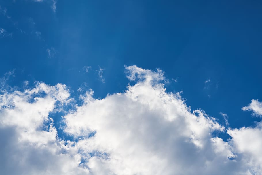 cloud, blue, sky, clouds, nature, summer, air, color, horizon HD wallpaper