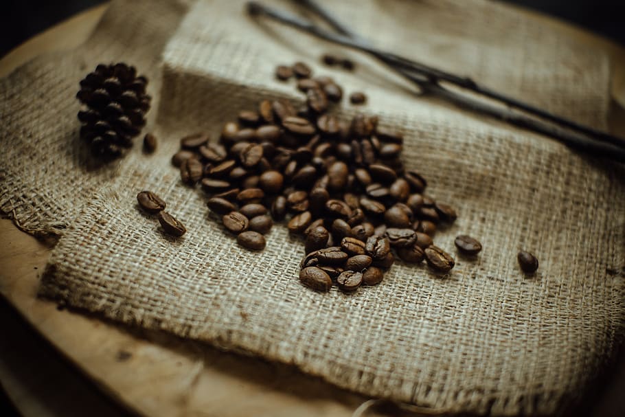 coffee beans, food and drink, roasted coffee bean, coffee - drink HD wallpaper