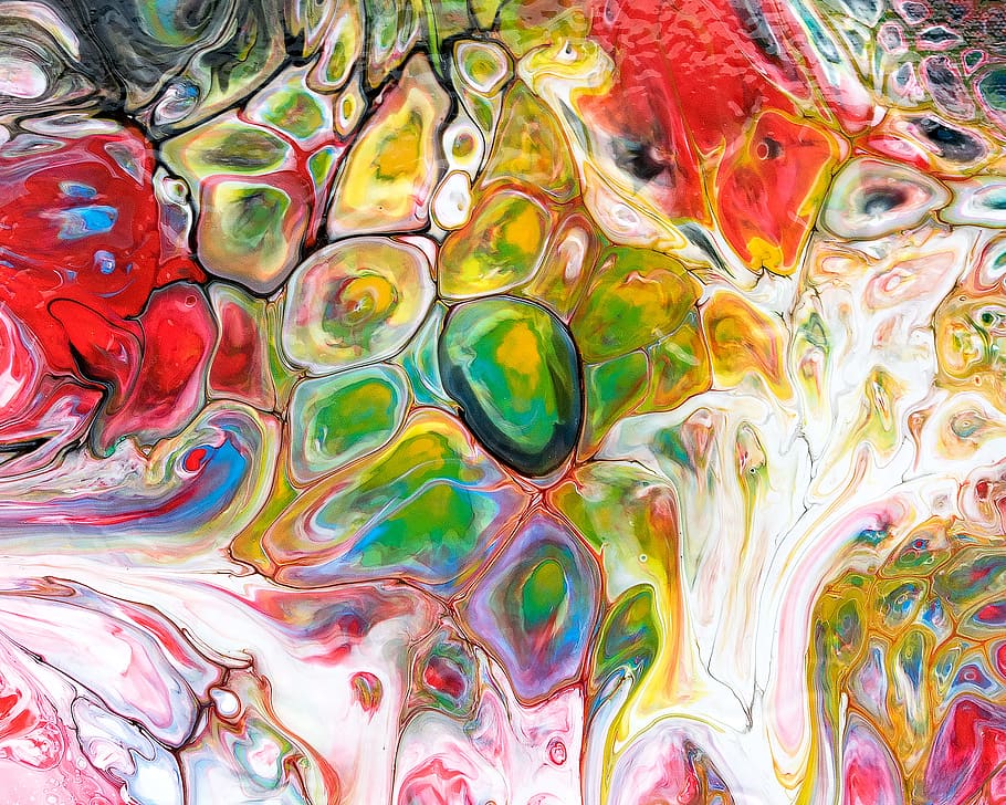 abstract illustration, texture, colorful, background, wallpaper HD wallpaper