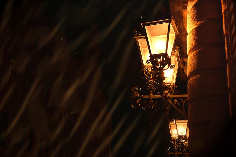 light, lanterns, lamps, candlestick, lighting, shining, bill, HD wallpaper