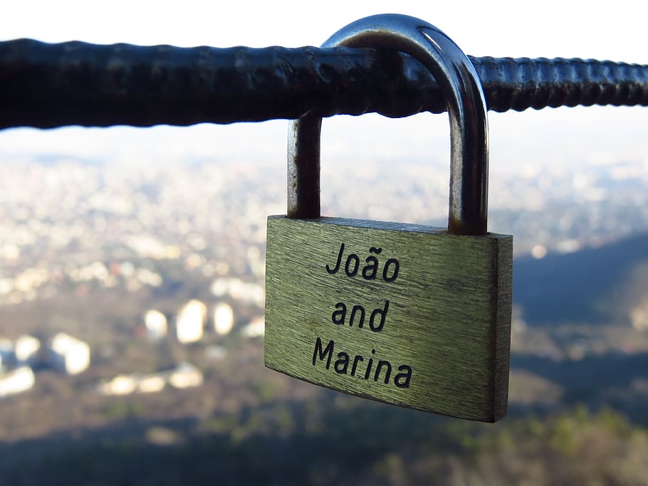 padlock, love, symbol, romantic, friendship, feelings, focus on foreground HD wallpaper