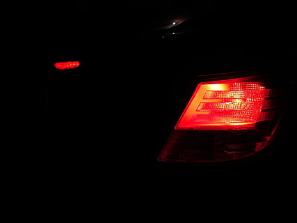 red car taillight, led, wristwatch, lighting, wallpapers, spotlight HD wallpaper