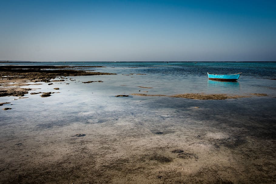 egypt, marsa alam, nikon, blue, sea, wallpaper, boat, summer, HD wallpaper
