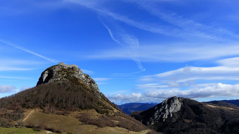 mountain, nature, panoramic, sky, landscape, tourism, monument HD wallpaper